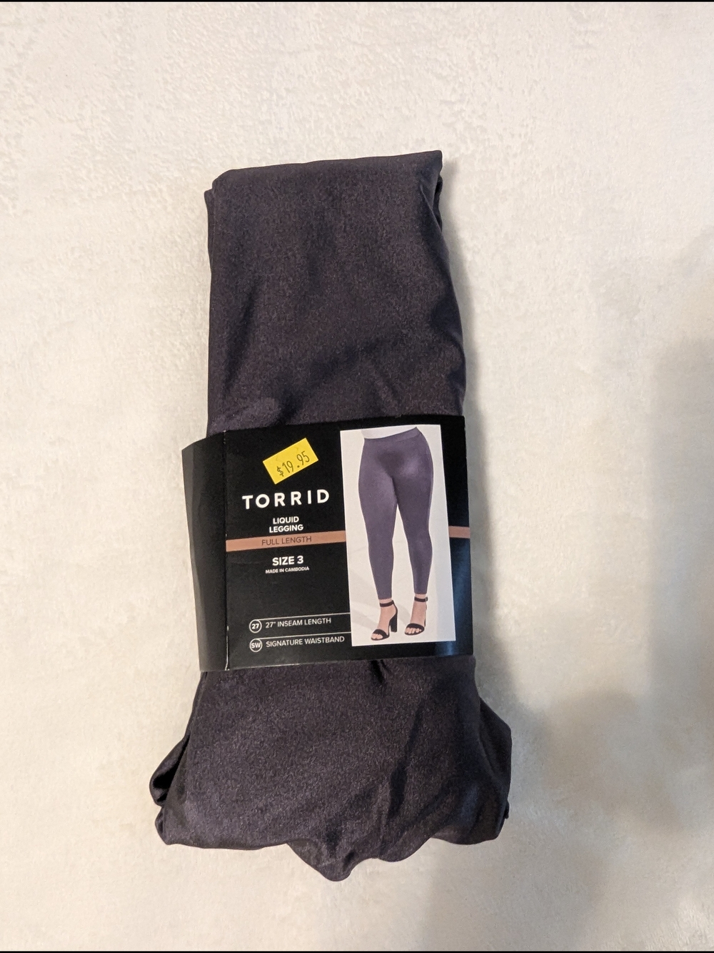 Torrid Liquid Leggings Size 3 - Dark Charcoal